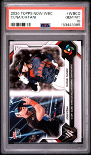 2026 Topps Now John Cena/Shohei Ohtani #WBCO /55002 PSA 10
