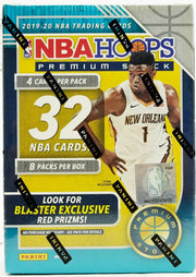 2019-20 Panini NBA Hoops Premium Stock Basketball Blaster 20 Box CASE