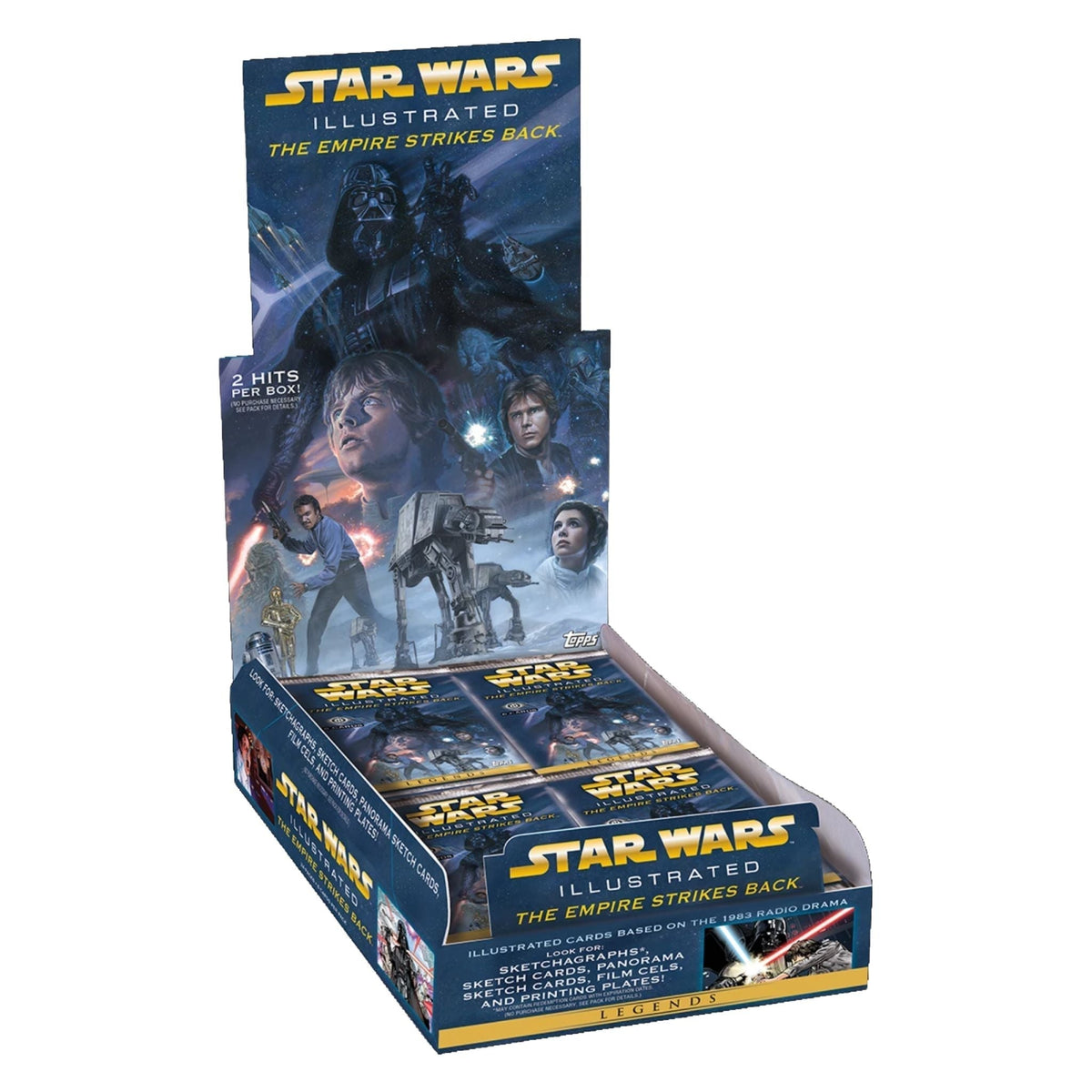 2015 Topps Star Wars Illustrated Empire Strikes Back Hobby Box