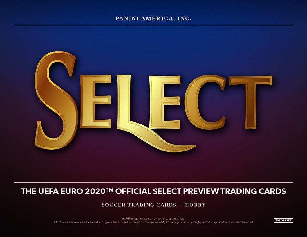 2019-20 Panini Select UEFA Euro Soccer Hobby Box