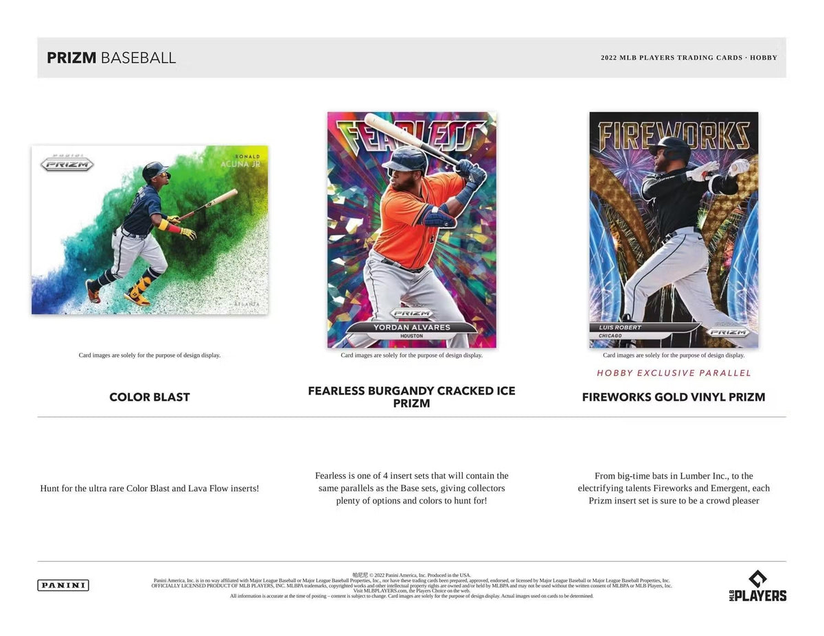 2022 Panini Prizm Baseball Hobby Box