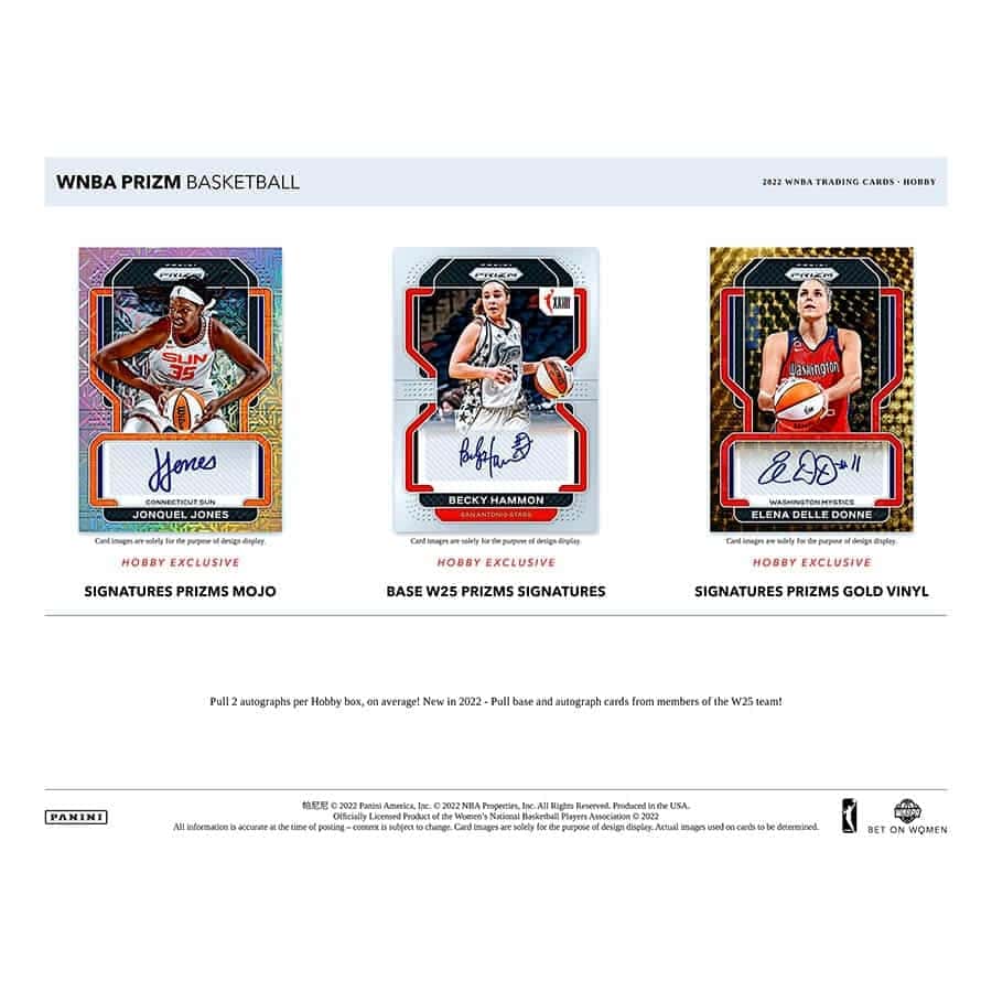 2022 Panini Prizm WNBA Basketball Hobby Box