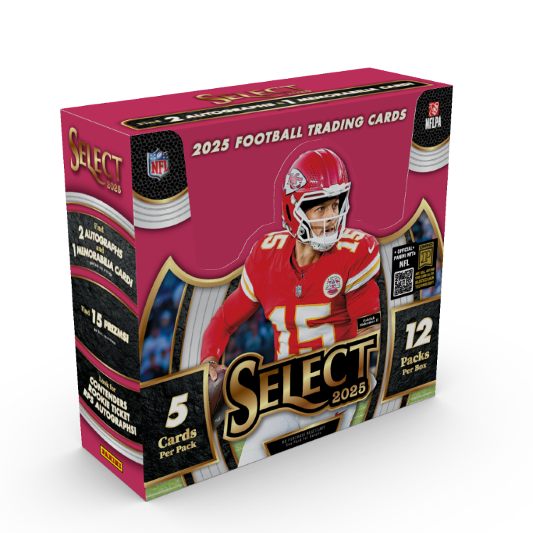 2025 Panini Select Football Hobby 12 Box Case