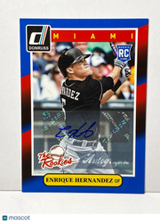 2014 Panini Donruss Enrique Hernández Enrique Hernandez #92 Rookie Donruss