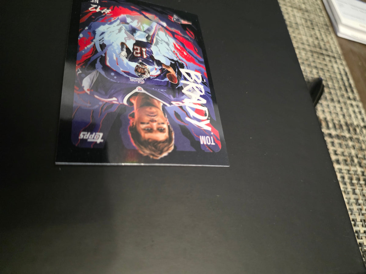 2025 Topps Chrome Football Tom Brady UV-6 Ultra Violet SSP CASE HIT 🔥 RARE