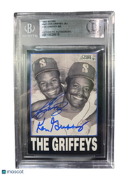 1991 Score Ken Griffey Sr. Ken Griffey Jr. #841 /Ken BGS Authentic