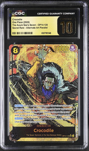 2026 One Piece #OP14-120 Crocodile The Azure Sea's Seven CGC 10