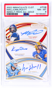 2022 Immaculate Trios Gold Matt Corral #ITQB Auto /10 PSA 8