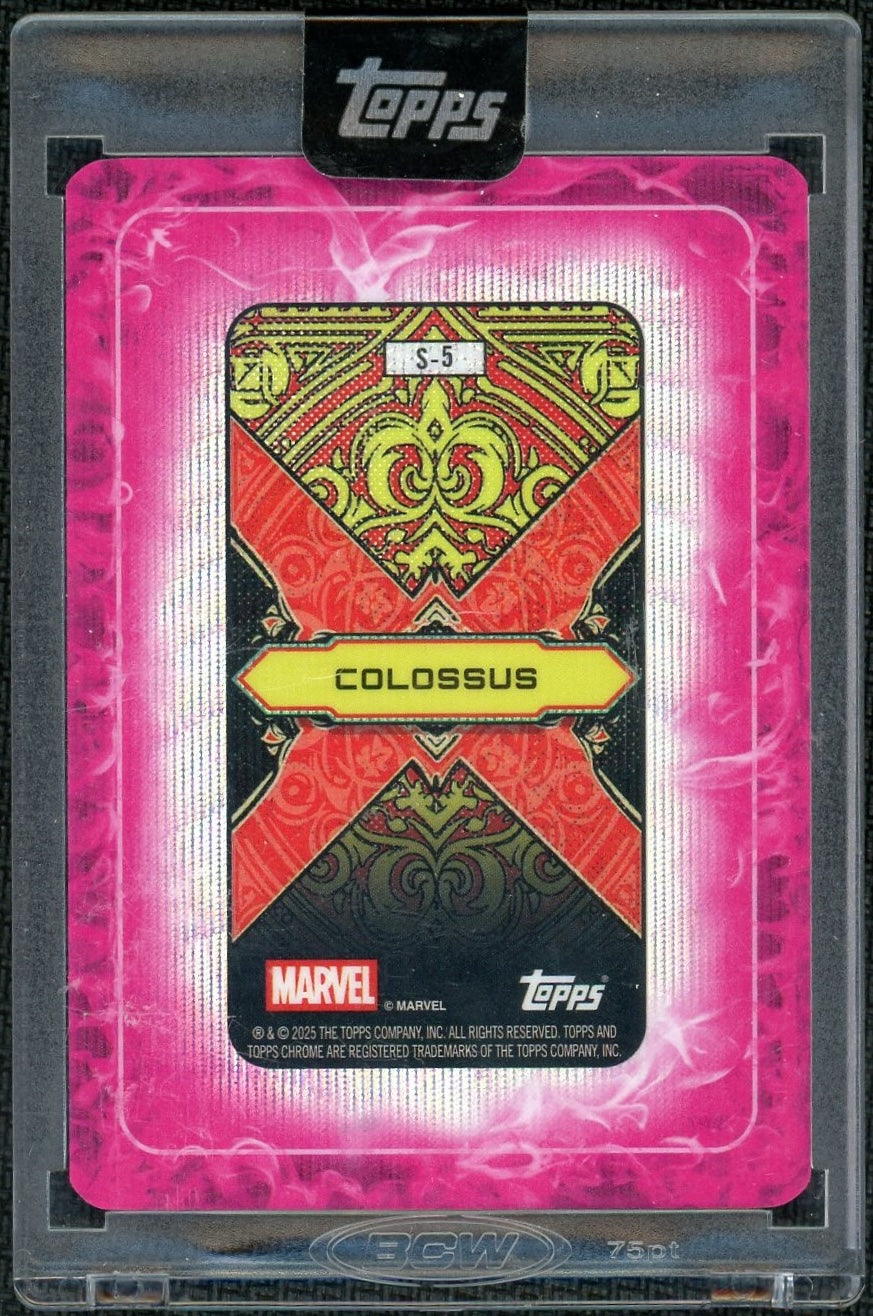 2025 Topps Marvel Mint Colossus Gambits Deck Playing Card /99