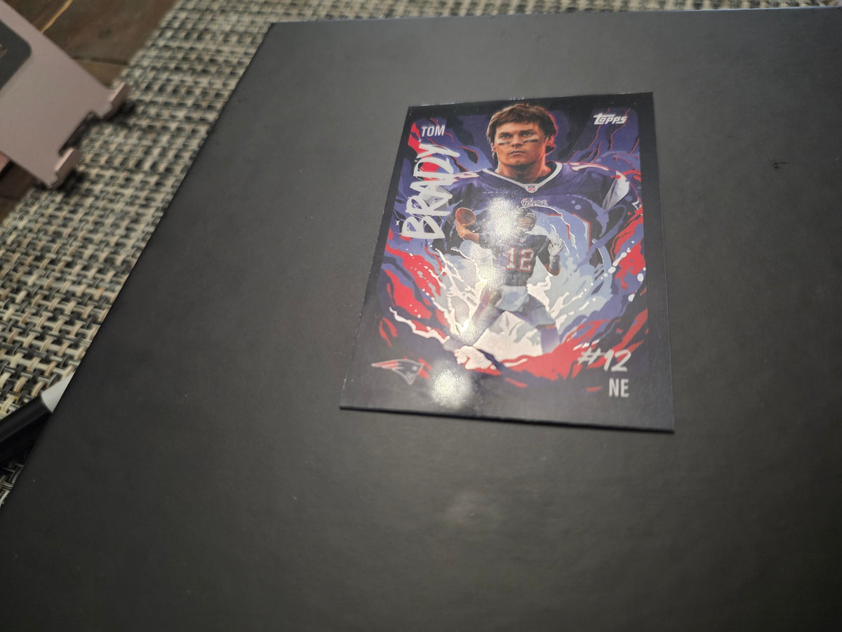 2025 Topps Chrome Football Tom Brady UV-6 Ultra Violet SSP CASE HIT 🔥 RARE