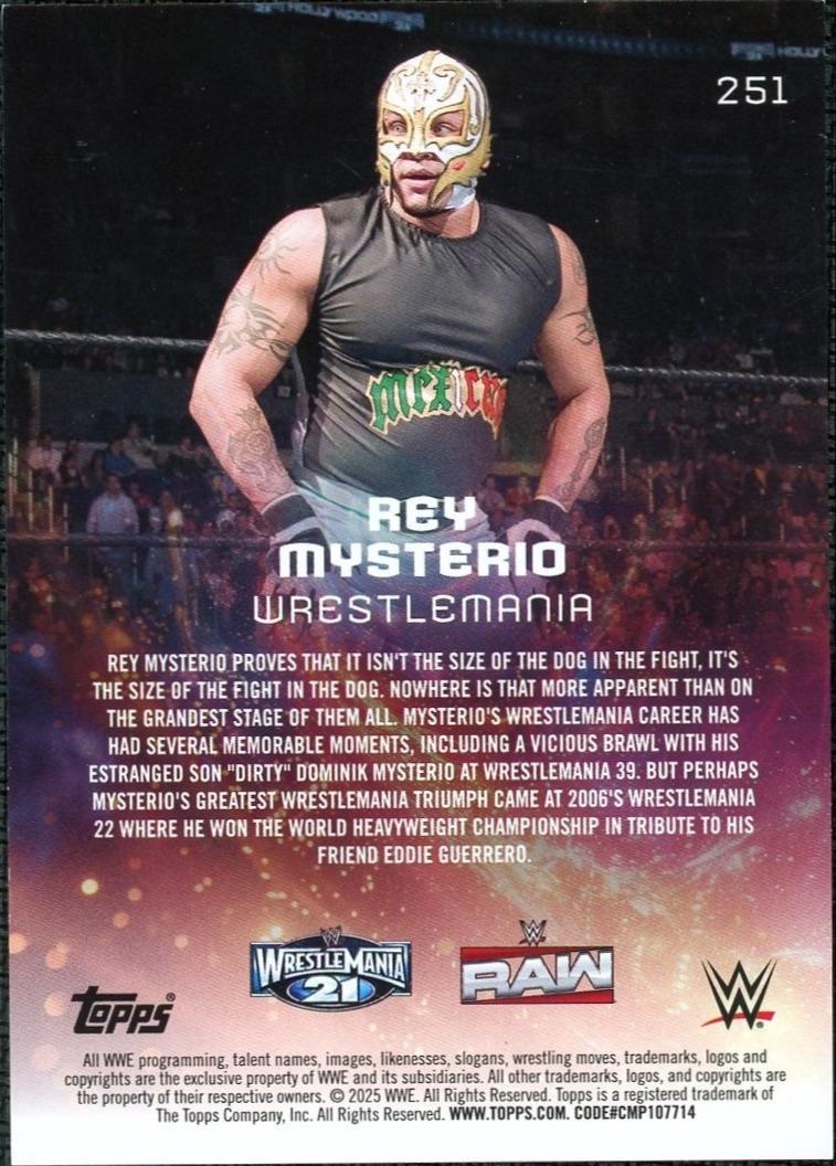 2025 Topps 251 Rey Mysterio 1/1