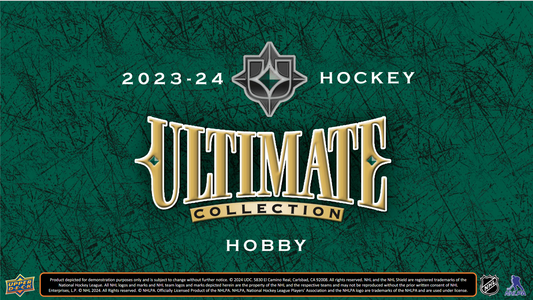 2023-24 Upper Deck Ultimate Collection Hockey Hobby 8 Box Case