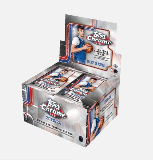 2025-26 Topps Chrome Basketball Jumbo Box