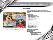 2024-25 Topps Chrome Bundesliga Soccer Hobby 12 Box Case