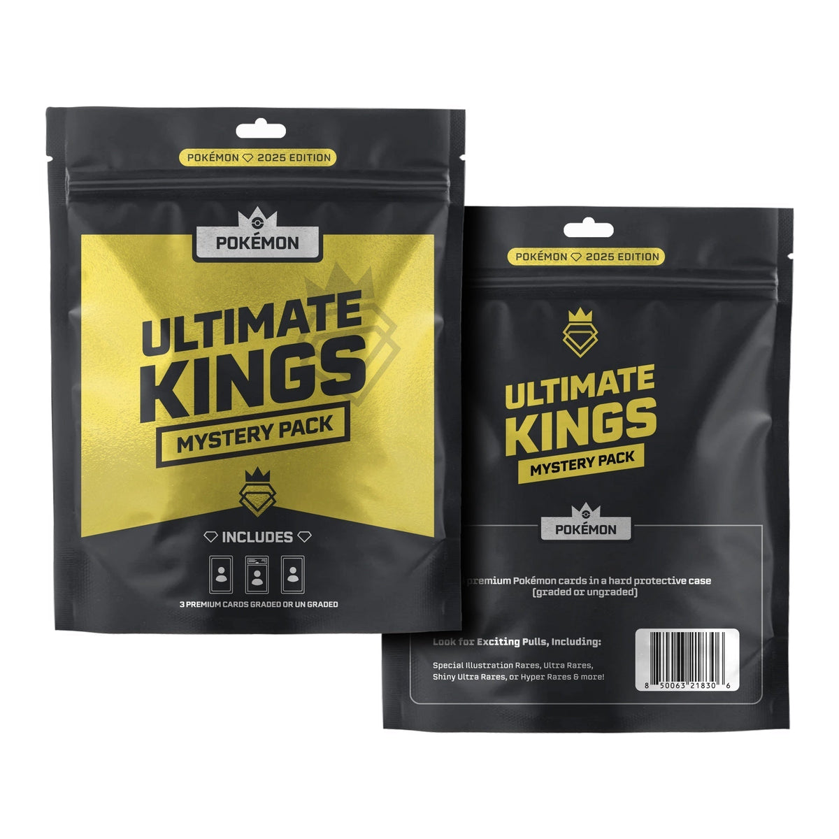 Ultimate Kings - Pokemon Mystery Pack (3) Premium Cards Value $250-$2500+