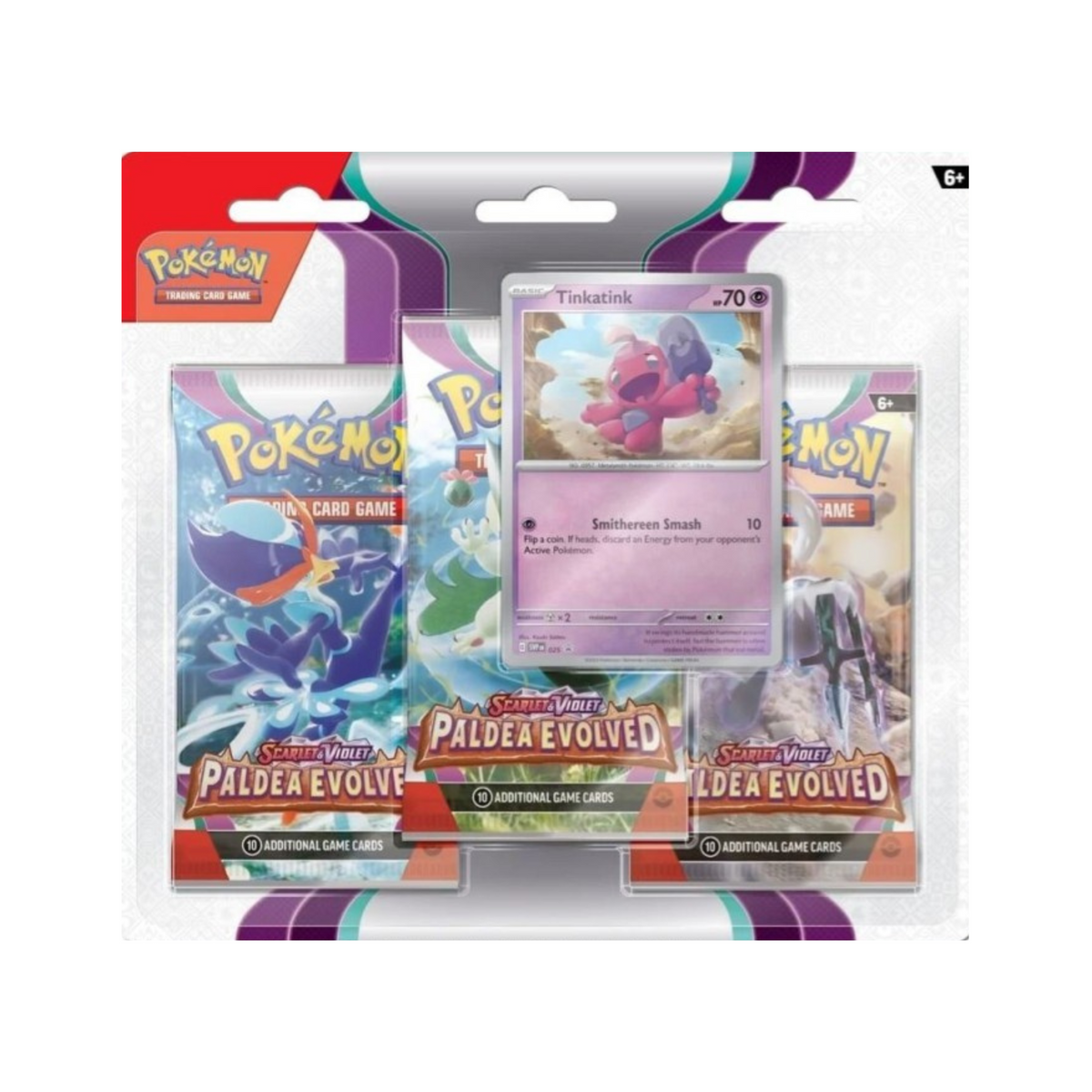 Pokemon Scarlet & Violet Paldea Evolved 3-Pack Blister Pack - 24 Pack Box