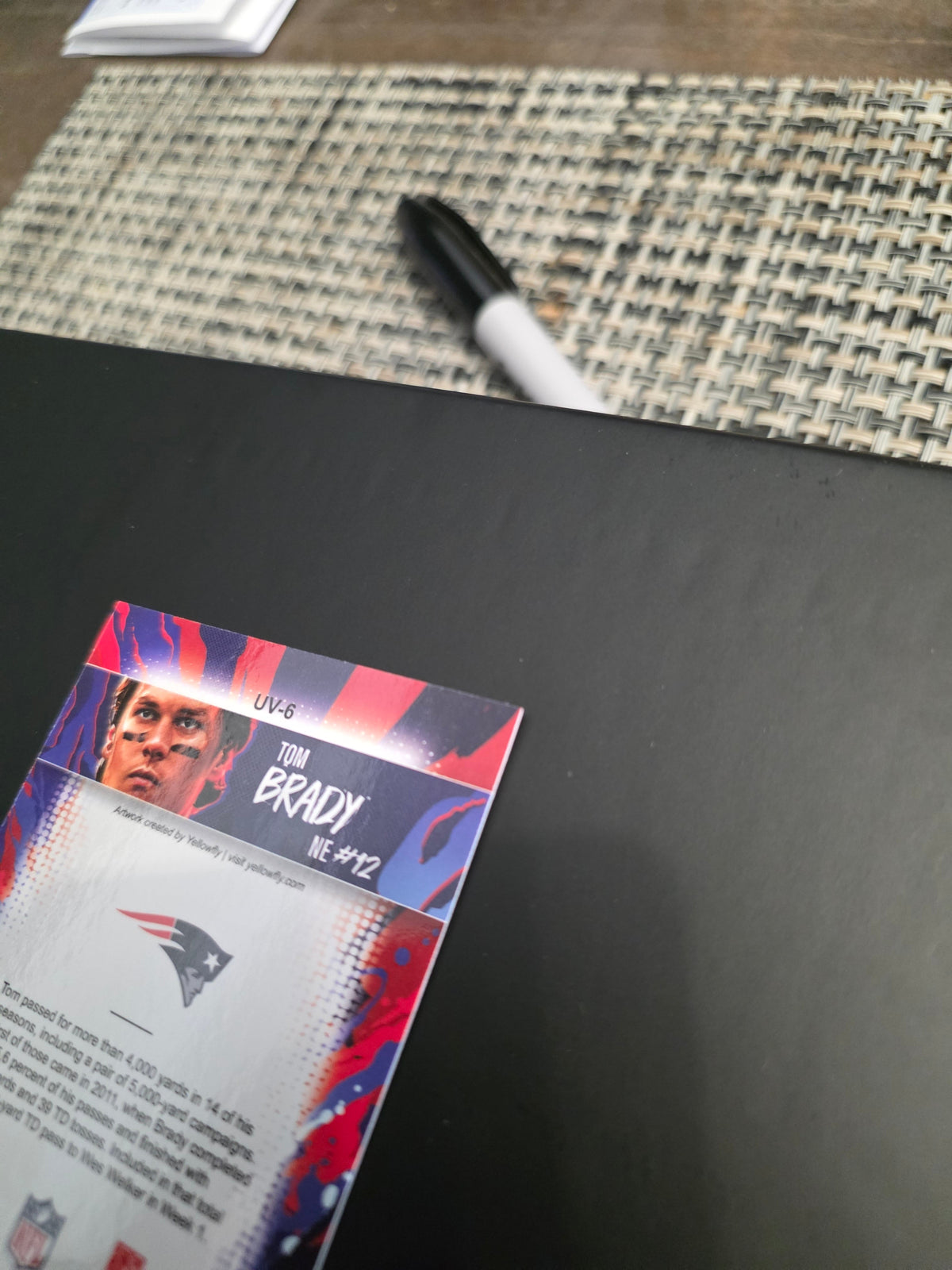 2025 Topps Chrome Football Tom Brady UV-6 Ultra Violet SSP CASE HIT 🔥 RARE