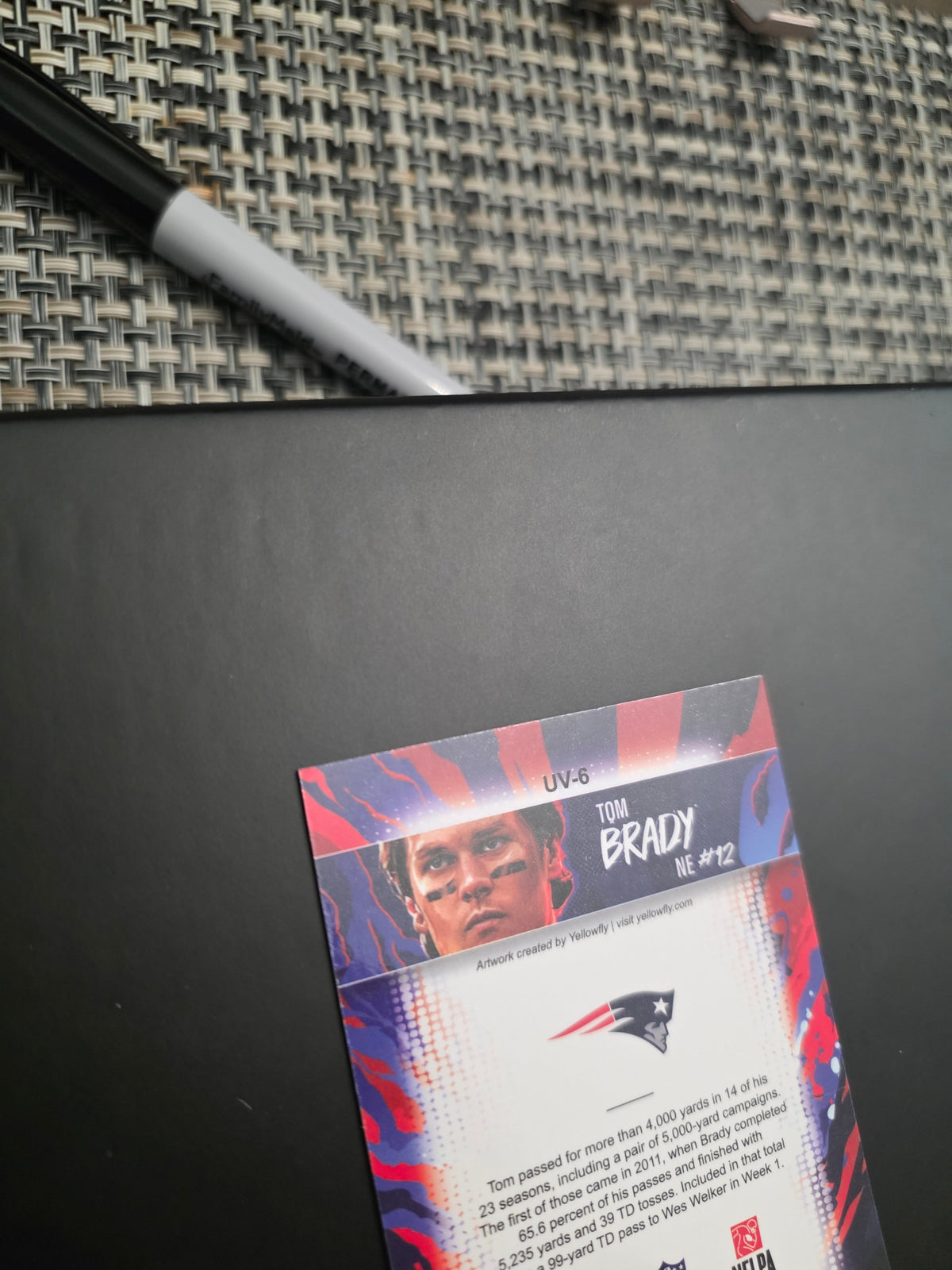 2025 Topps Chrome Football Tom Brady UV-6 Ultra Violet SSP CASE HIT 🔥 RARE