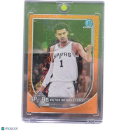 2025 Bowman Chrome Victor Wembanyama #BCV-143 Orange Shimmer Refractor