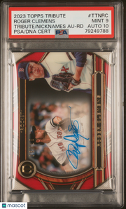 2023 Topps Tribute  To Nicknames Auto Roger Clemens #TTNRC RD PSA  Auto 10