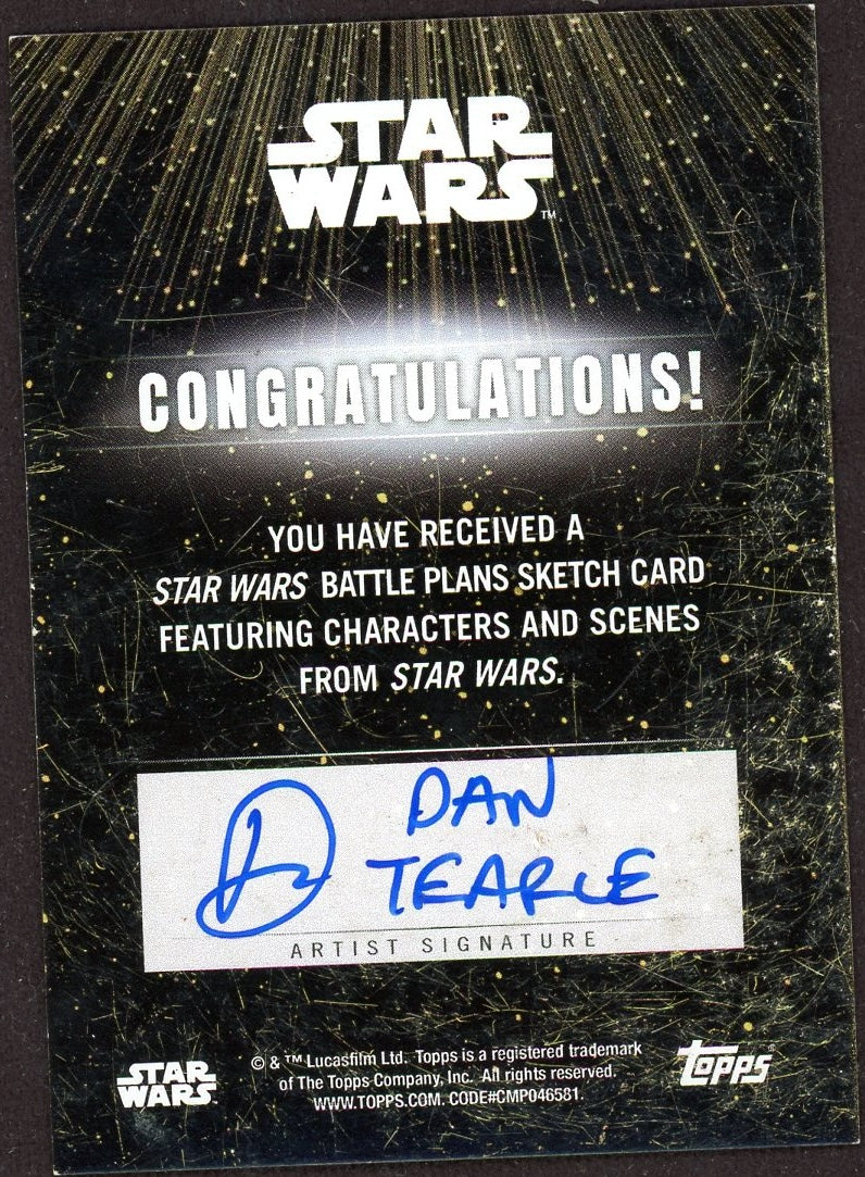 Topps  Star Wars Battle Plans Auto