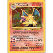 Pokemon Single: Charizard 4/102 Base Set (1999) Holo MP