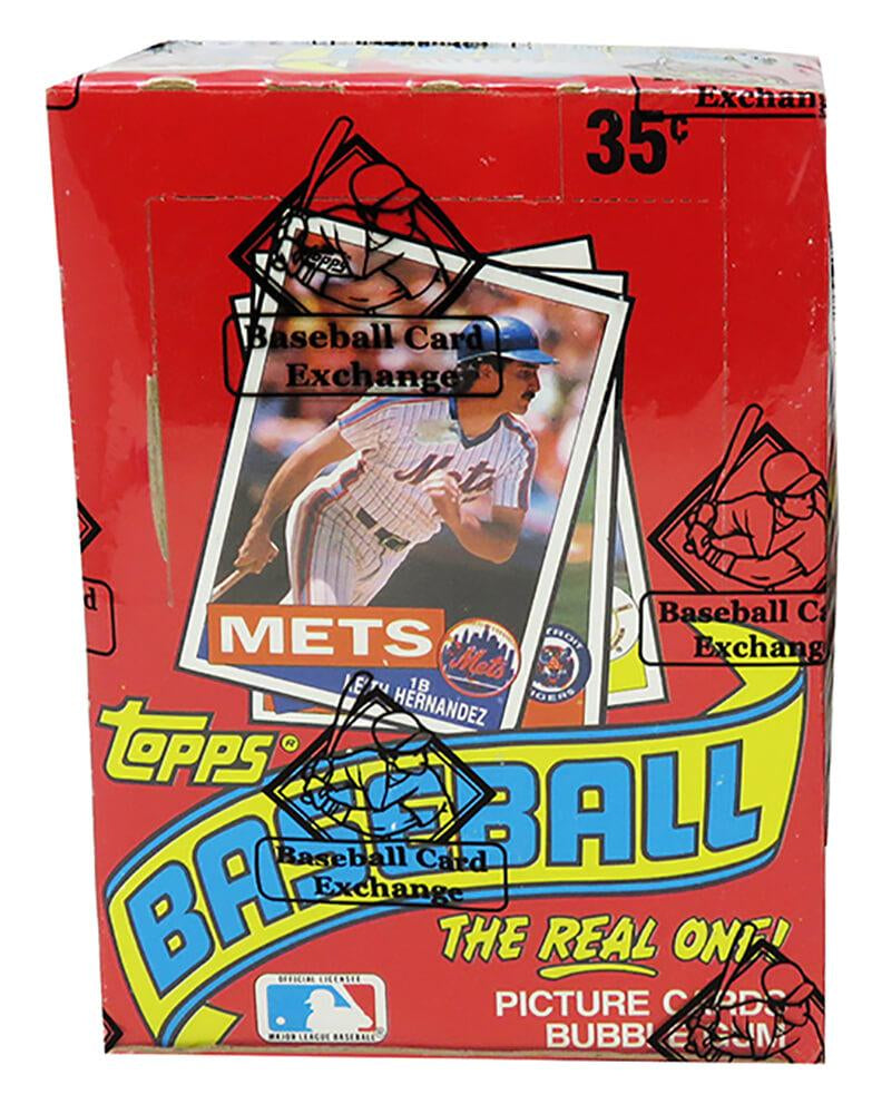 1985 Topps Baseball Wax Box (BBCE Wrapped)