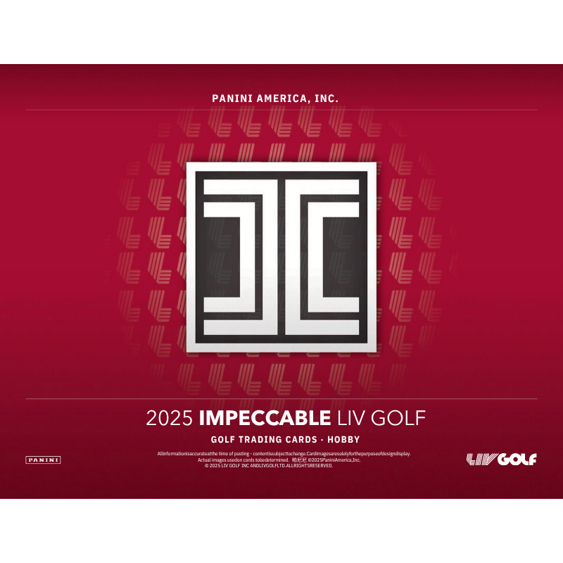 2025 Panini Impeccable LIV Golf Hobby Box